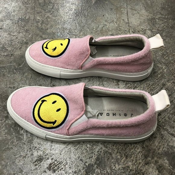 Joshua Sanders Slip On Sneakers Smile Pink Felt 39 - Picture 6 of 8